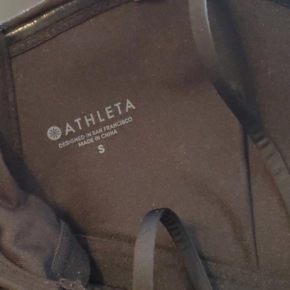 NEW Athleta Aqualuxe Square Plunge 1 piece swim boho - Picture 3 of 9